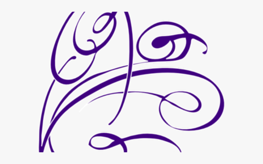 Decorative Border Clipart Purple, Transparent Clipart