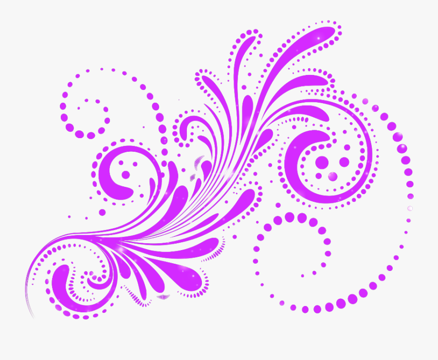 #swirl #swirls #purple #decoration #glitter - Vector Swirl Pattern Png, Transparent Clipart