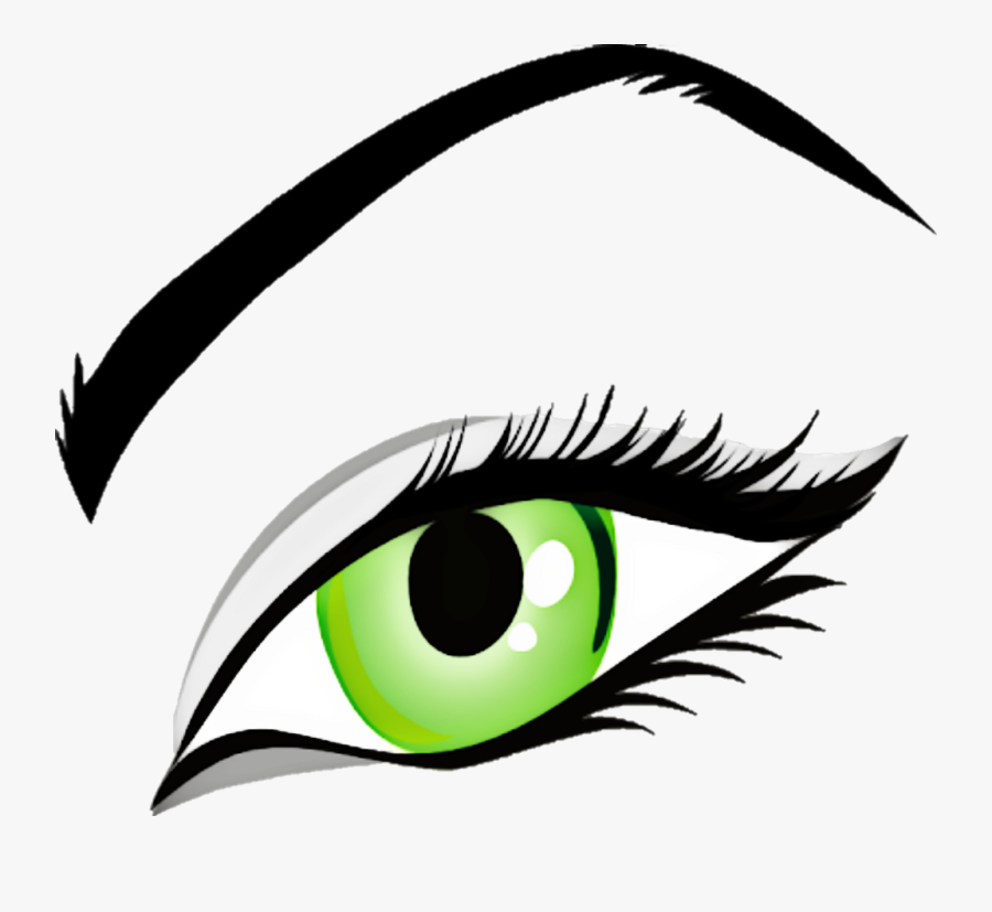 #eye #freetoedit #sticker #green #eyebrow #colors #body - Eye Makeup Clipart Png, Transparent Clipart