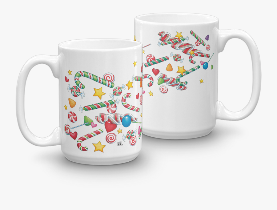 "christmas Candy - Coffee Cup, Transparent Clipart