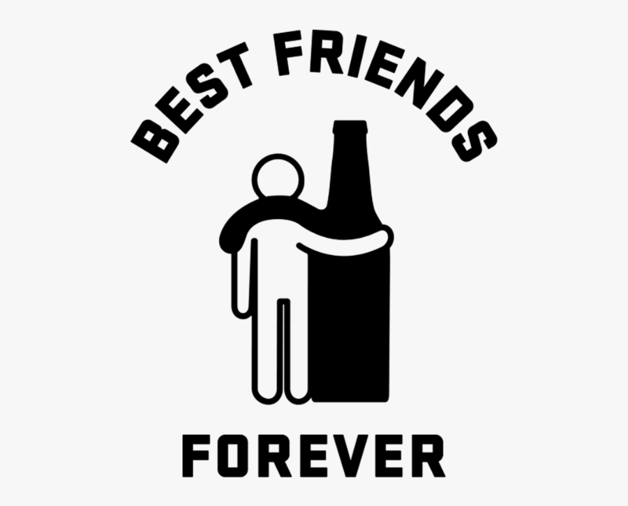 Humor Best Friends Forever - Best Friends Forever Beer, Transparent Clipart