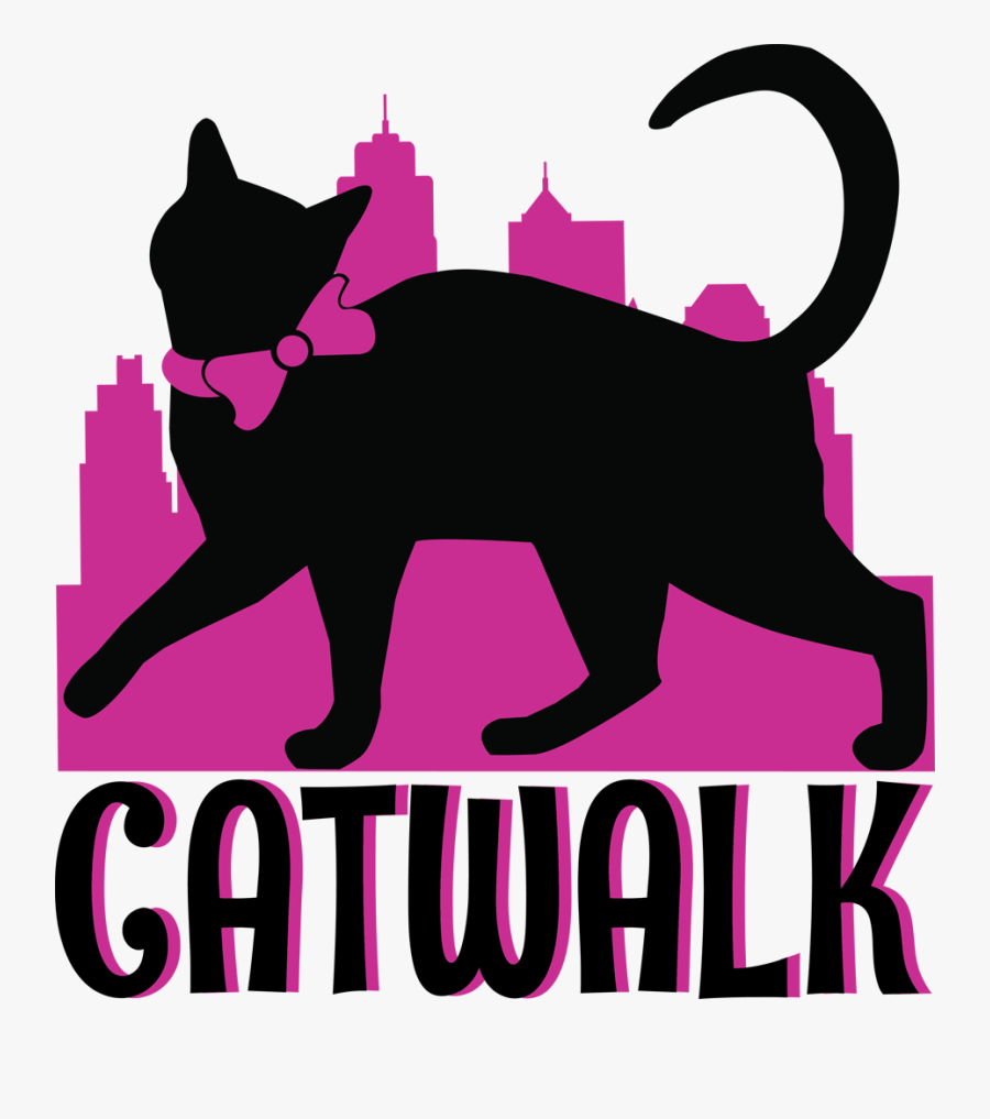 Elegant, Playful, Fashion Logo Design For Secretweapons - Cat Grabs Treat, Transparent Clipart