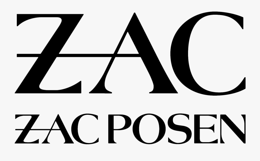 Zac Posen Is An American Luxury Fashion Designer From - Zac Zac Posen Logo, Transparent Clipart