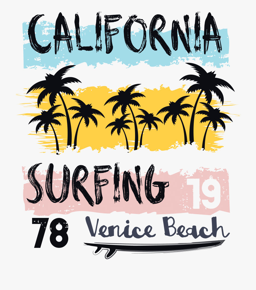 Panel Dresowy California Surfing Na Ecru 55x70cm, Transparent Clipart