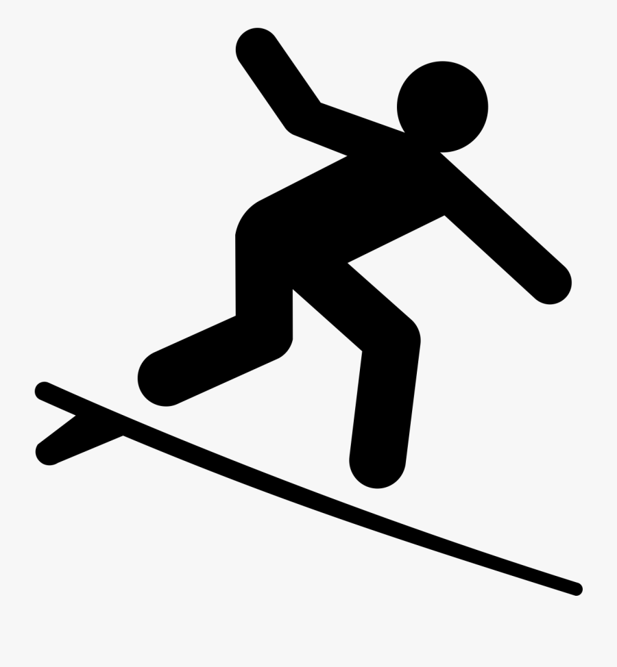Snow Surfing Adventure - Surfing Icon, Transparent Clipart