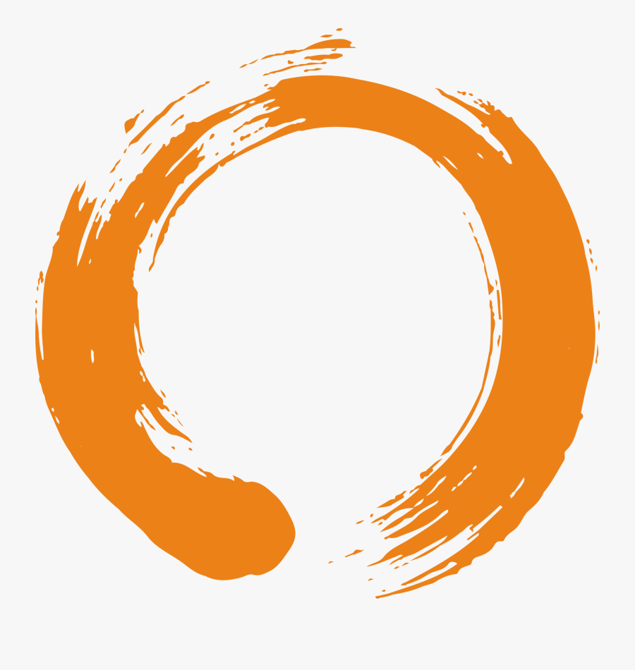 Zen Circle Clipart , Png Download - Orange Zen Circle Transparent Background, Transparent Clipart
