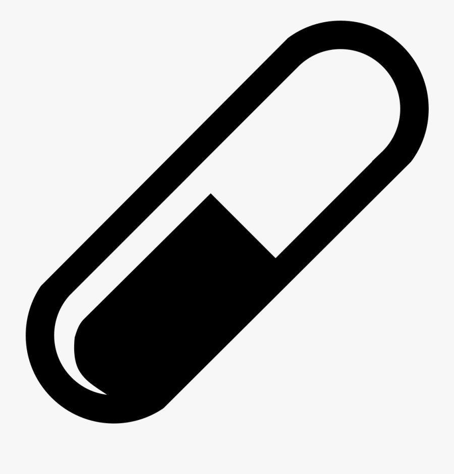 The Noun Project - Pill Svg, Transparent Clipart