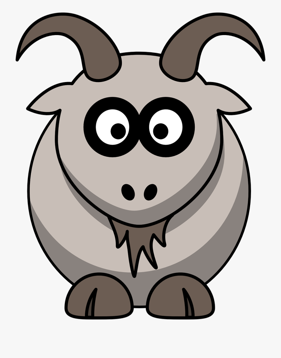 Goat Farm Animal Rural Free Photo - Cartoon Goat Clipart, Transparent Clipart