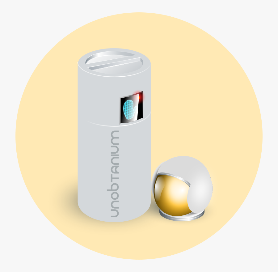 Futuristic Barrel - Circle, Transparent Clipart