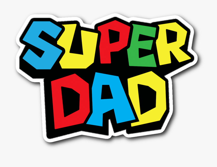 Dad Sticker, Transparent Clipart