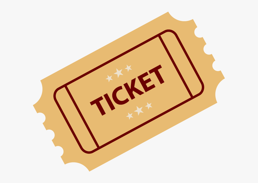 Ticket Vector, Transparent Clipart