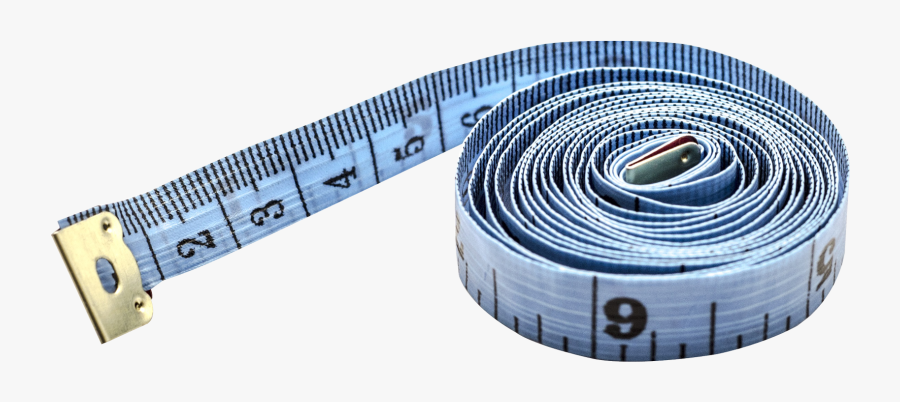 Tape Measure Blue, Transparent Clipart