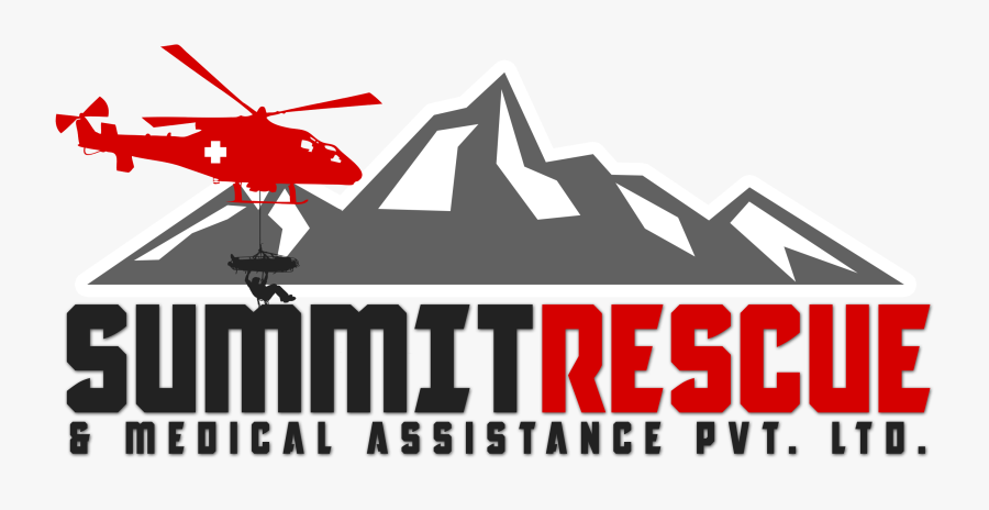 Helicopter Clipart Mountain Rescue - Helicopter Rotor, Transparent Clipart
