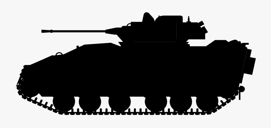 Tank Silhouette Png, Transparent Clipart