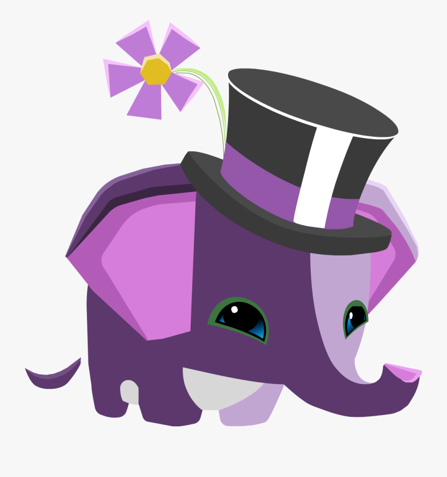 Elephants Clipart Lavender - Animal Jam Pet Elephant, Transparent Clipart