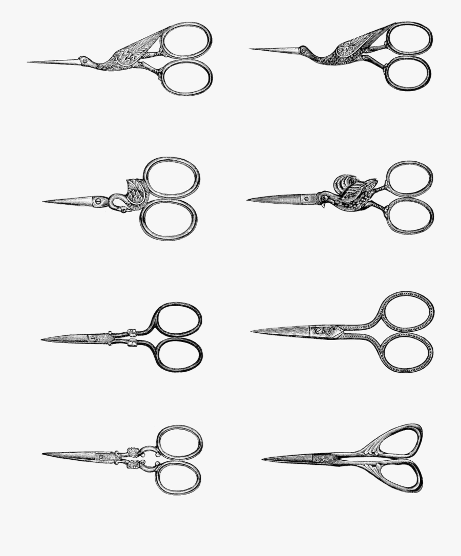 Scissors, Transparent Clipart