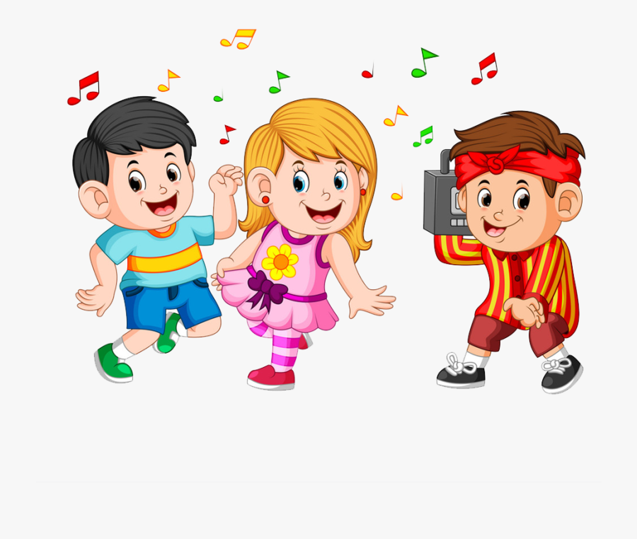 Niños Bailando Caricatura , Free Transparent Clipart - ClipartKey