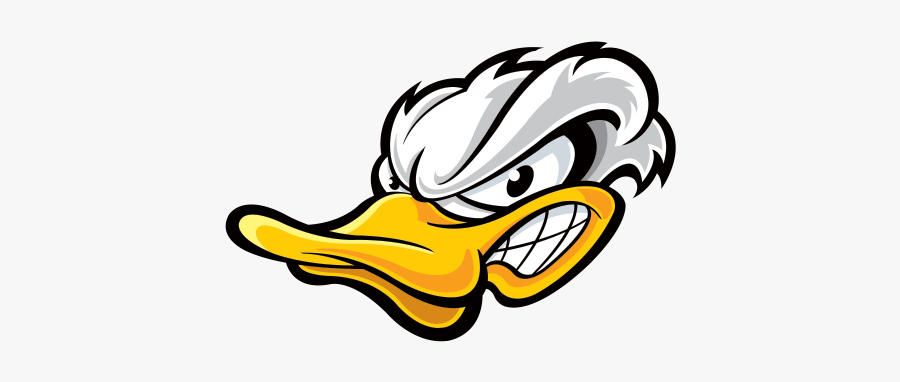 Printed Vinyl Angry Duck - Angry Duck Logo Vector, Transparent Clipart