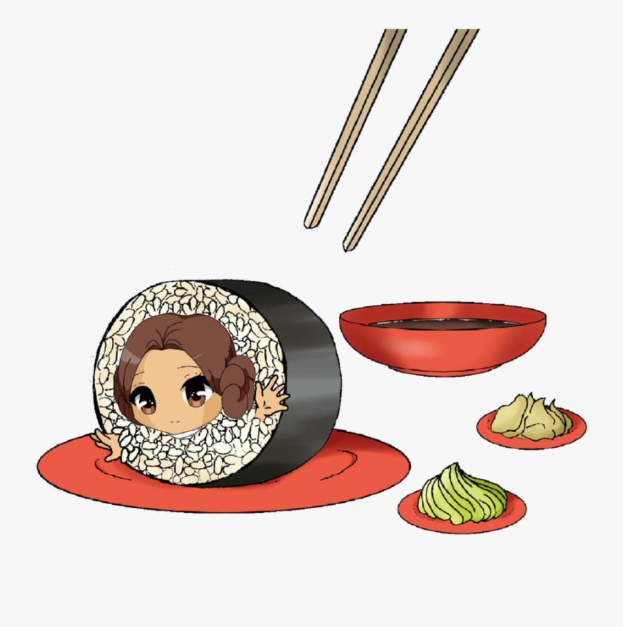 Sushi Clipart Chibi - Sushi Chibi, Transparent Clipart