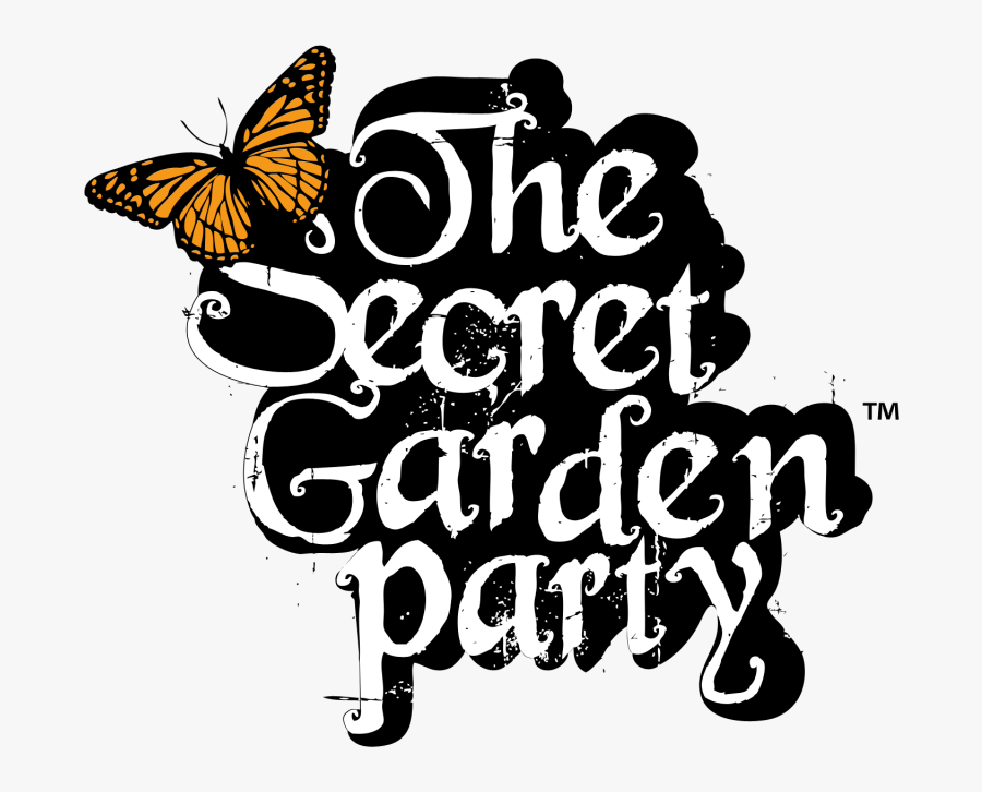 Garden Party Clip Art - Secret Garden Party Logo, Transparent Clipart