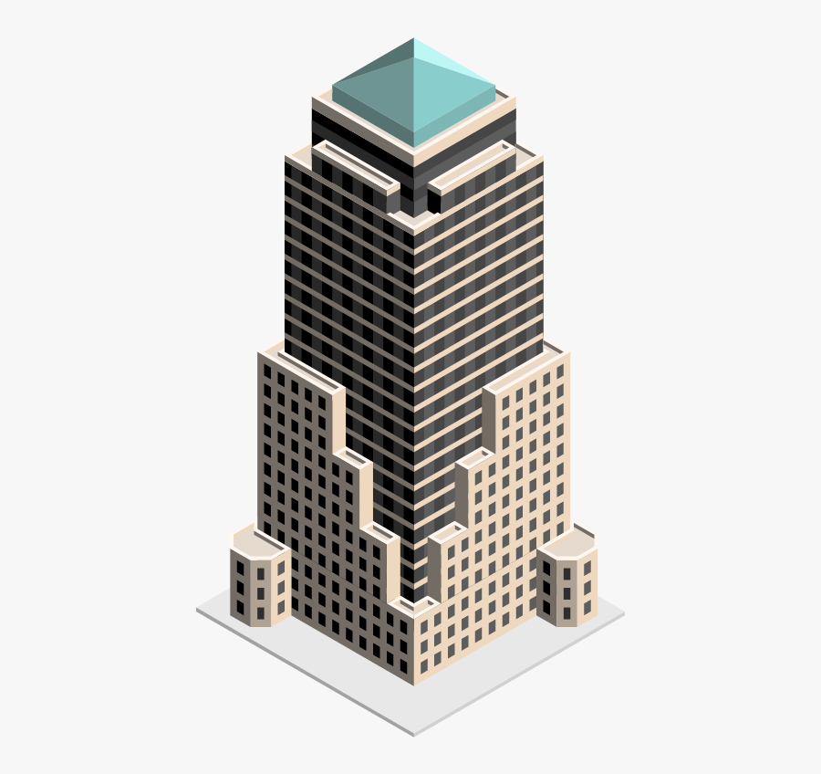 Commercial Building, Transparent Clipart