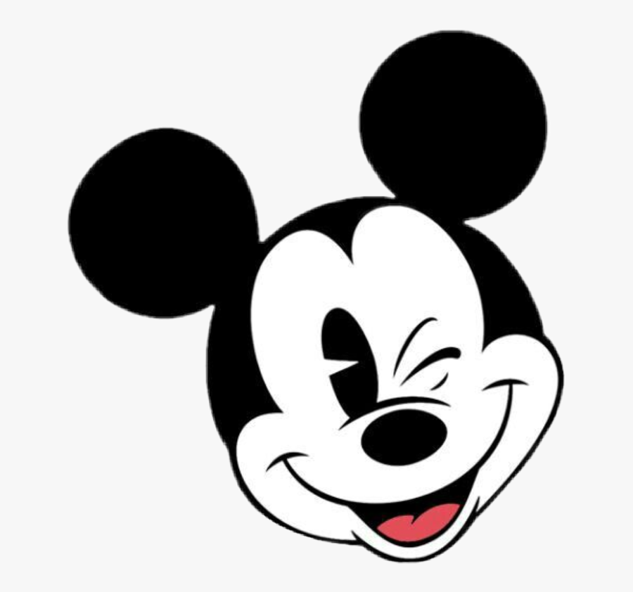 Winking Mickey SVG