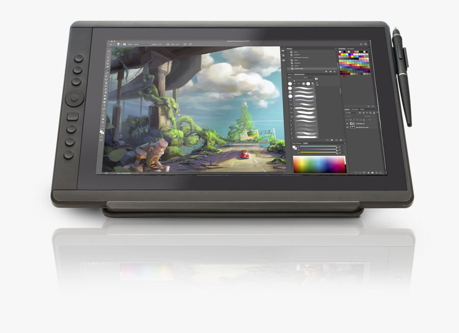 Clip Art Graphics Tablet Price In - Artisul D16 Lcd Drawing Tablet, Transparent Clipart