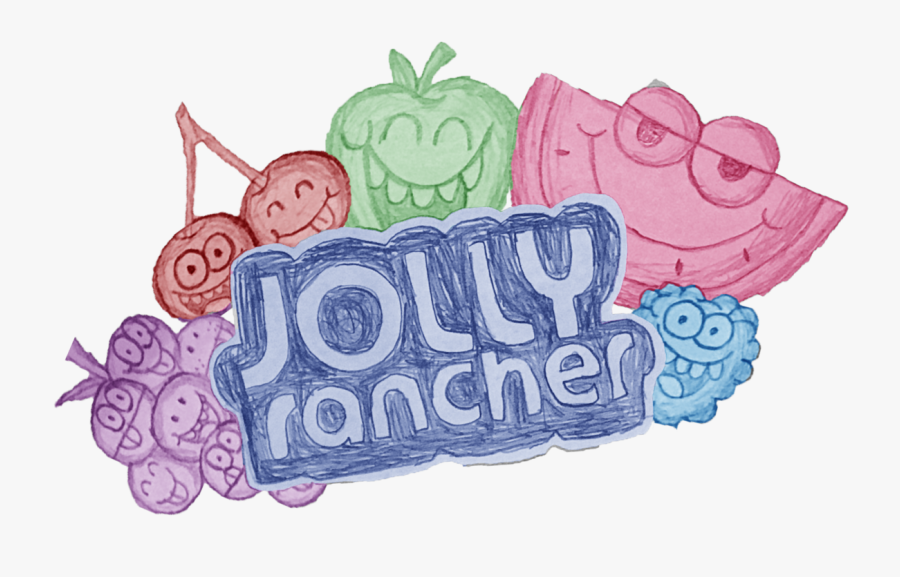 Jolly Rancher Logo With - Drawings Of Jolly Ranchers, Transparent Clipart