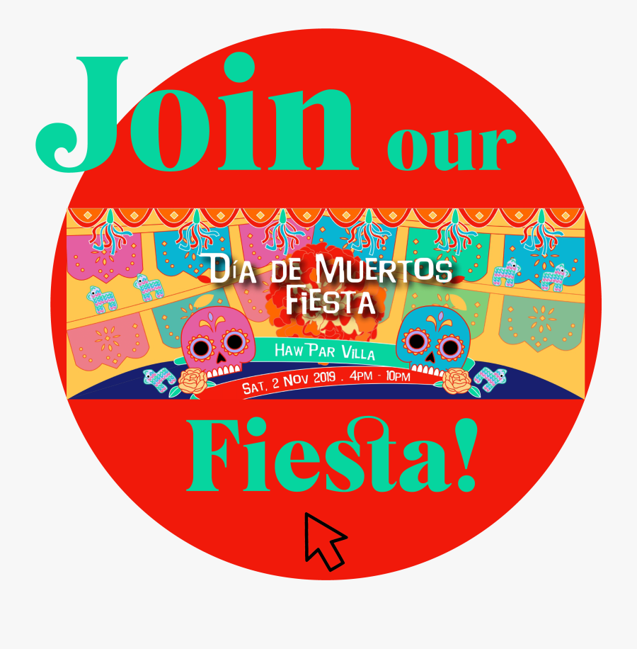 Dia De Muertos Fiesta Haw Par Villa - Circle, Transparent Clipart