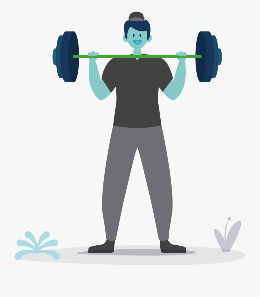 Barbell, Transparent Clipart