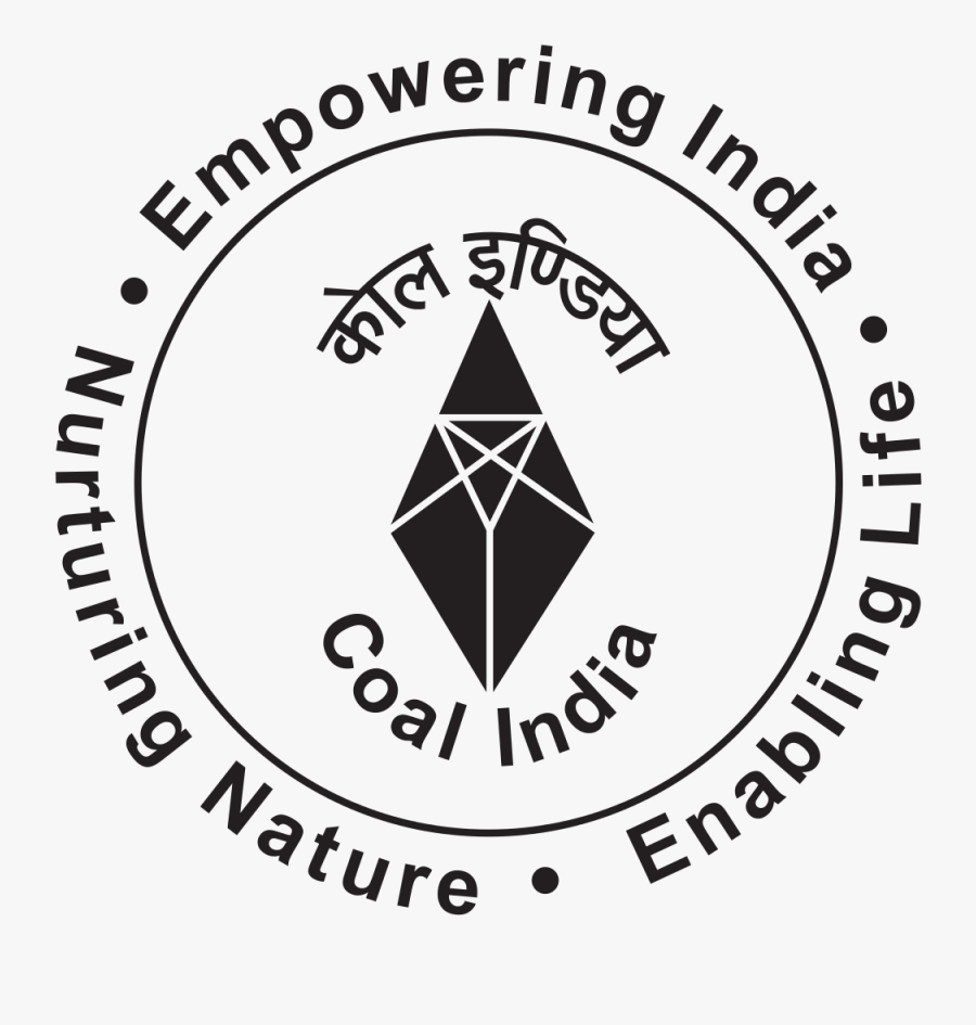 Coal Mining Emblem Png - Coal India Ltd Logo, Transparent Clipart