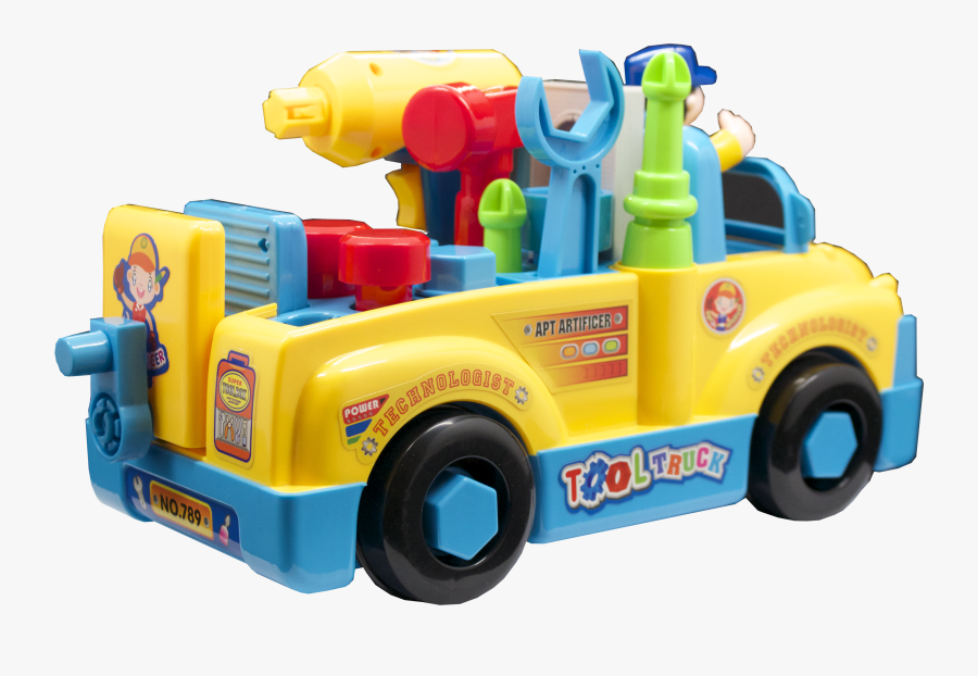 Take Apart Truck Toys With Power Tools For Preschool - Model Car, Transparent Clipart