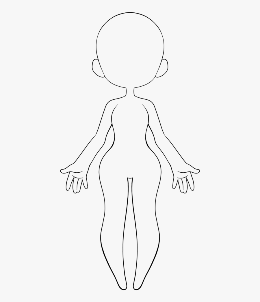 Clip Art Collection Of Free Poses Body Cute Chibi Drawing Base , Free