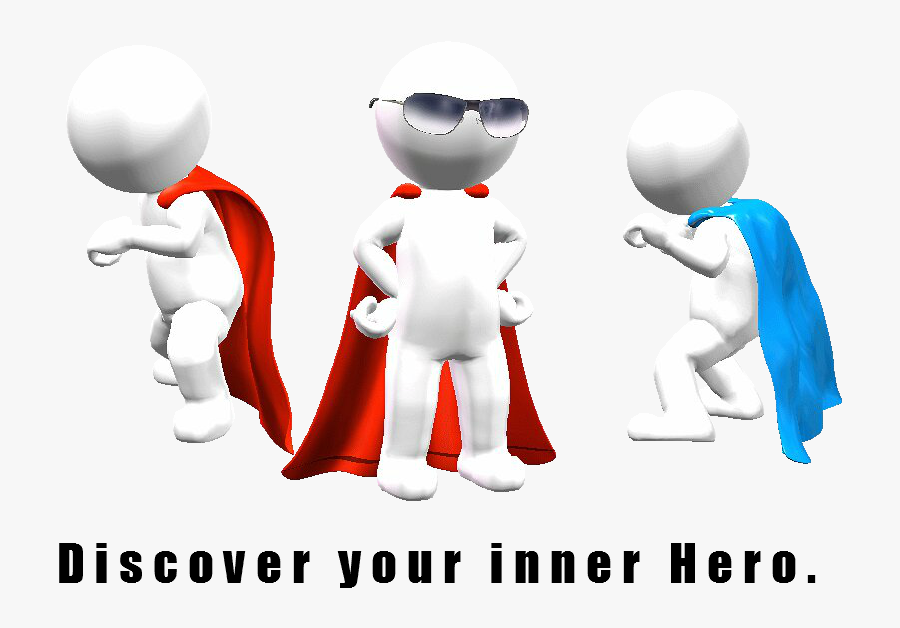 Discover Your Inner Hero - Cartoon, Transparent Clipart