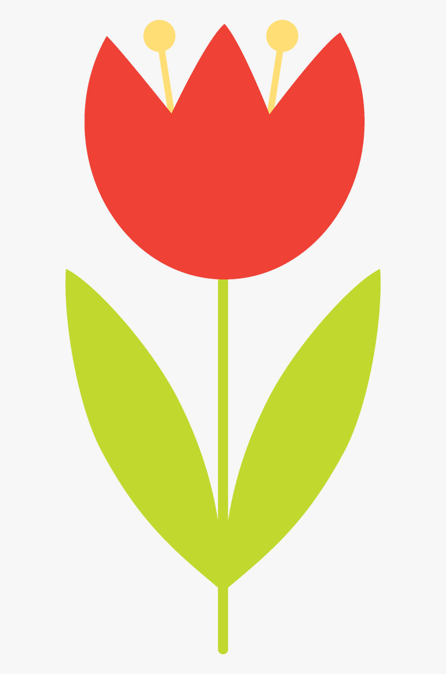 Spring Tulip Svg Cut File - Emblem, Transparent Clipart