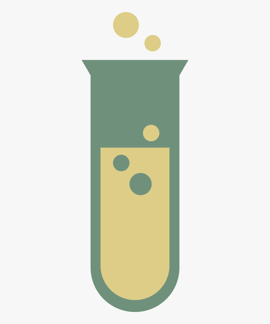 Test Tube - Bubbles In A Test Tube, Transparent Clipart