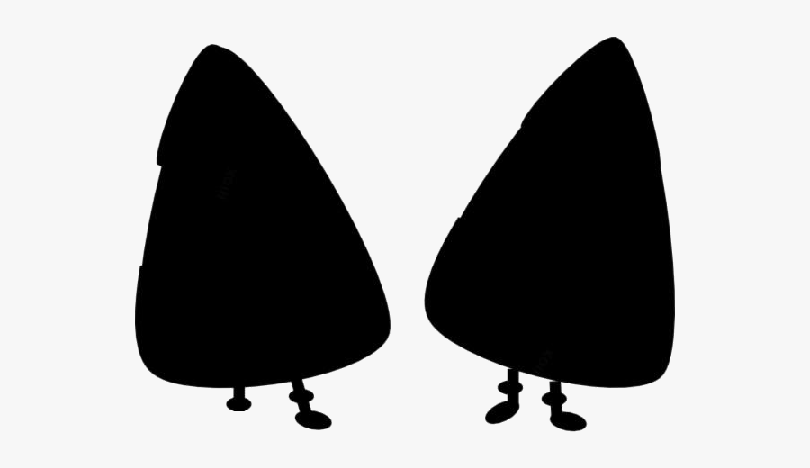 Candy Corn People Png Silhouette, Transparent Clipart, - Earrings, Transparent Clipart