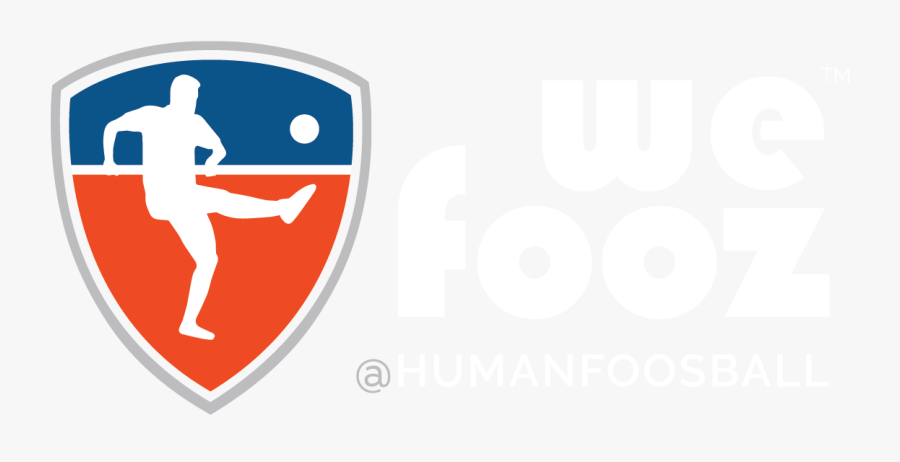 Wefooz Human Foosball - Human Foosball Logo, Transparent Clipart