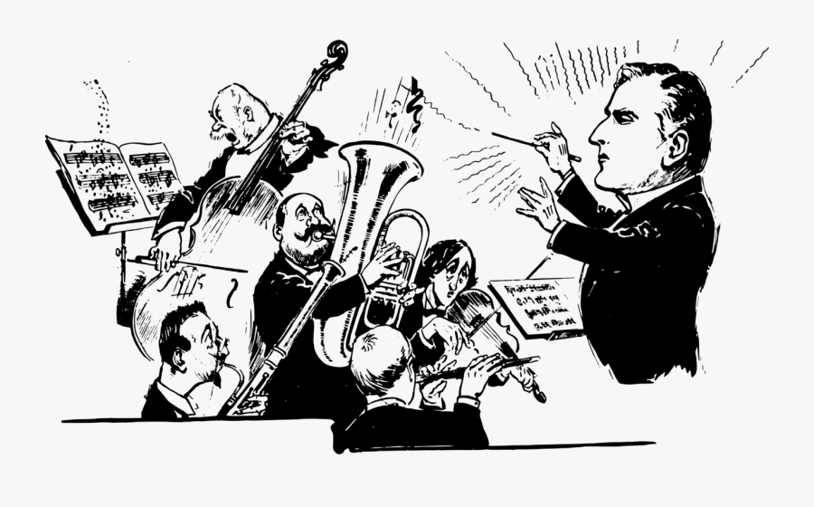 Art,musician,band Plays - Cartoon, Transparent Clipart