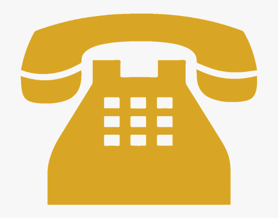Phone Yellow 01 - Telephone Logo Png Blue, Transparent Clipart