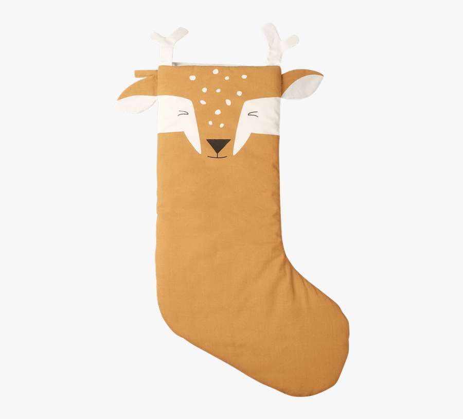 Fabelab Christmas Stocking Silly Fawn - Chaussette De Noel, Transparent Clipart
