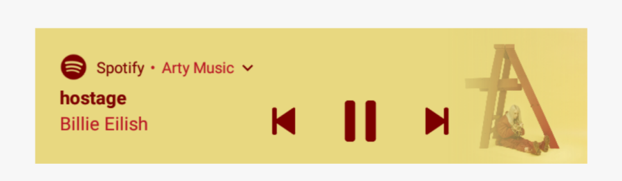 Sticker New Fave Song - Orange, Transparent Clipart