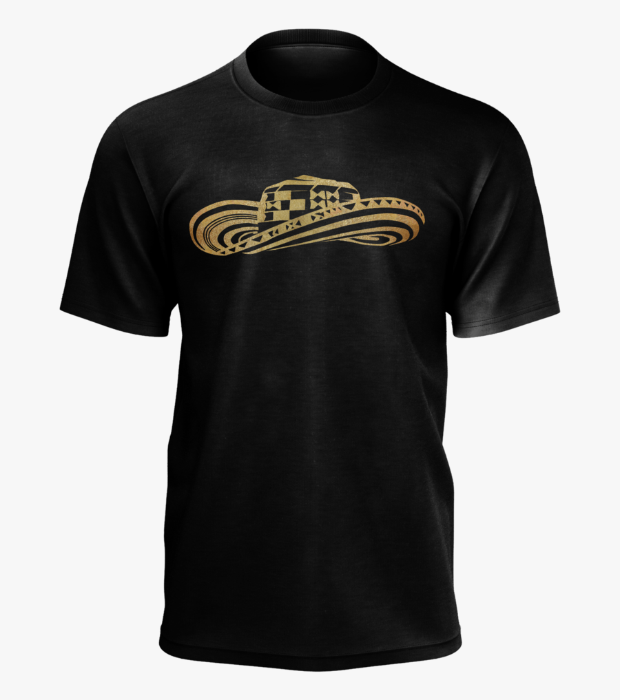 Sombrero Vueltiao In Gold Leaf - Active Shirt, Transparent Clipart
