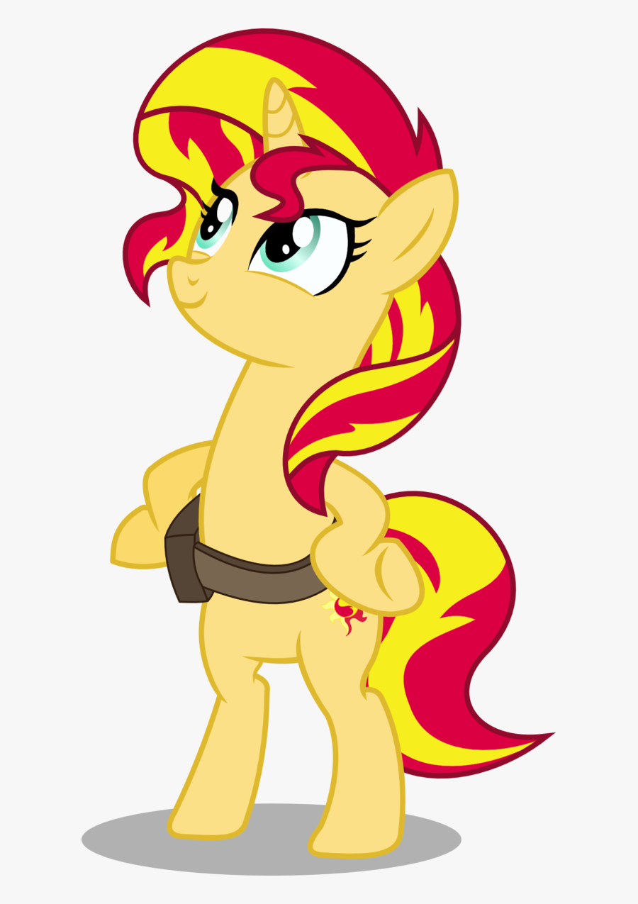 From The "mirror Magic - Sunset Shimmer Pony Cute, Transparent Clipart