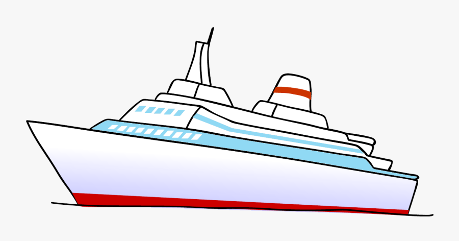 - Easy Drawing Of Ship - Drawing Of A Ship Clip Art, Transparent Clipart
