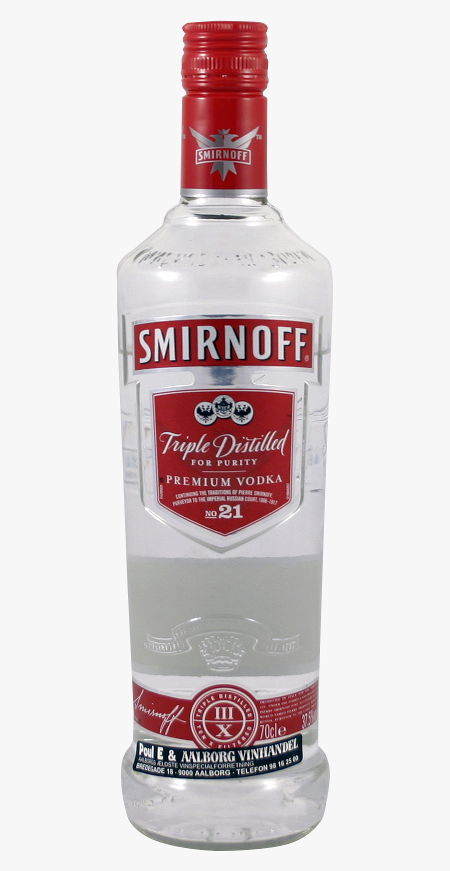 Vodka Png - Smirnoff Vodka Bottle Png, Transparent Clipart