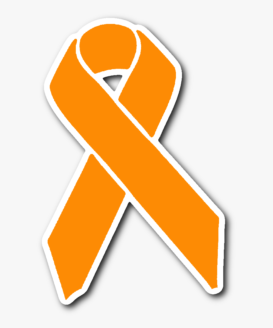 Orange Ribbon Png - Light Blue And Dark Blue Ribbon, Transparent Clipart