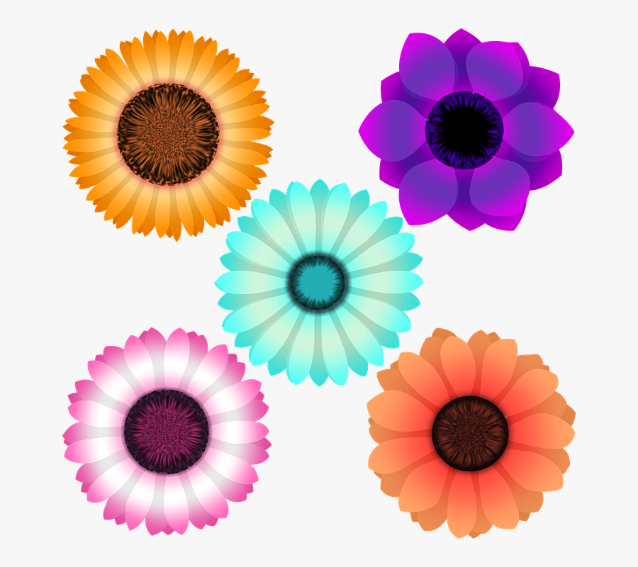 Design For Scrapbook Clipart Png , Transparent Cartoons - Flower Cute Designs For Scrapbook, Transparent Clipart