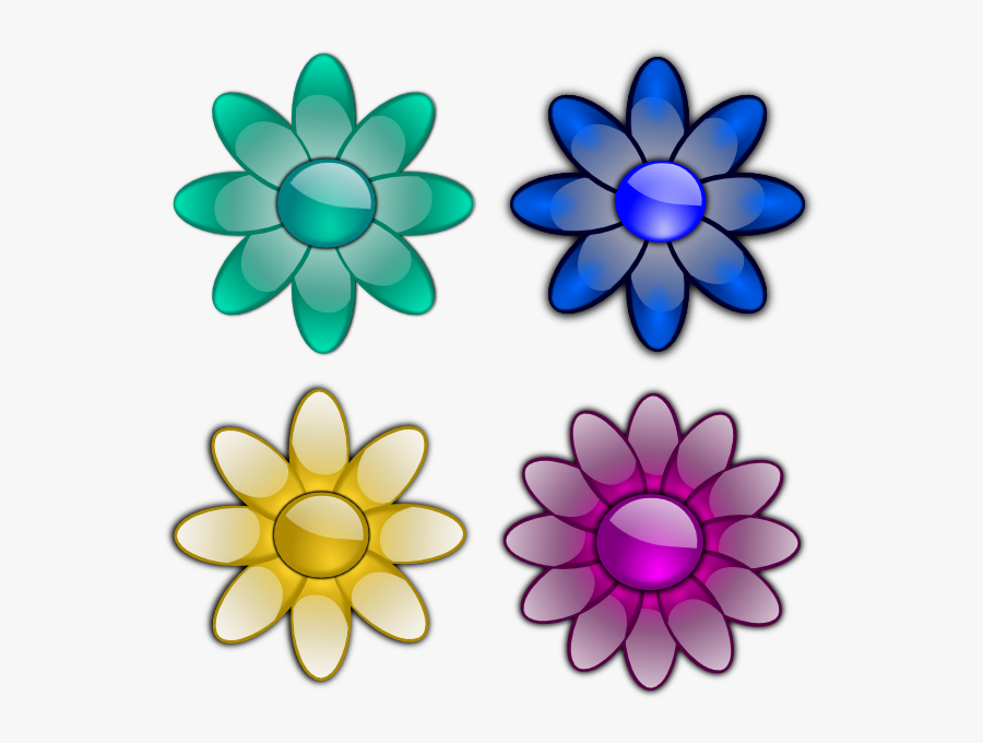 Glossy Flowers Svg Clip Arts - Life Skills Self Care, Transparent Clipart