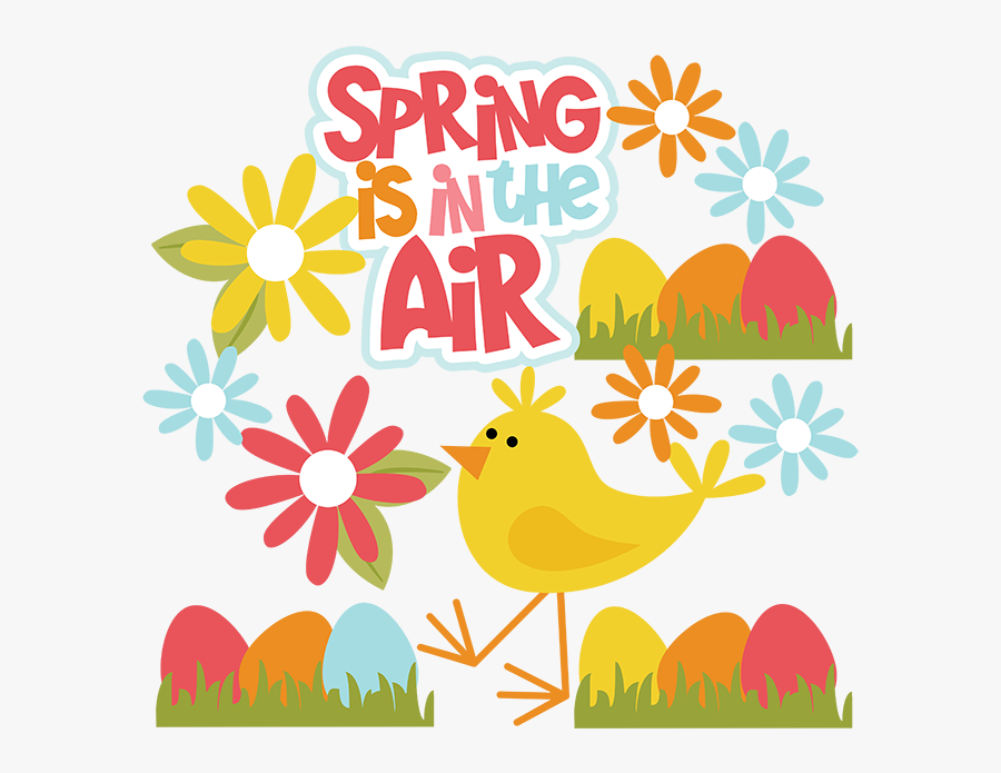 Is In The Air - Spring Sign Clipart, Transparent Clipart
